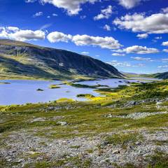 Eines der schönsten Täler in Schweden ist das U-Tal der Dörrsjöarna