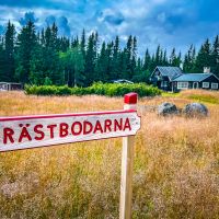 Spaziergang und kurze Wanderung zur Alm Prästbodarna